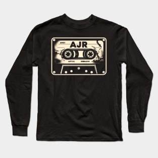 Distressed Ajr Cassette Tape Long Sleeve T-Shirt